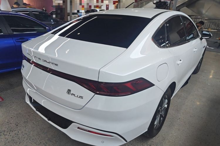 Used BYD Qin PLUS 2023 Champion Edition DM-i 55KM Leading Model Rear Right 45 Deg