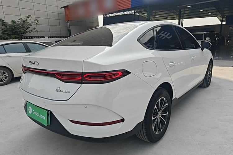 Used BYD Qin PLUS 2023 Champion Edition DM-i 55KM Leading Model Rear Right 45 Deg