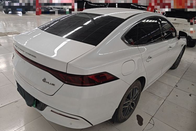 Used BYD Qin PLUS 2023 Champion Edition DM-i 55KM Superior Model Rear Right 45 Deg