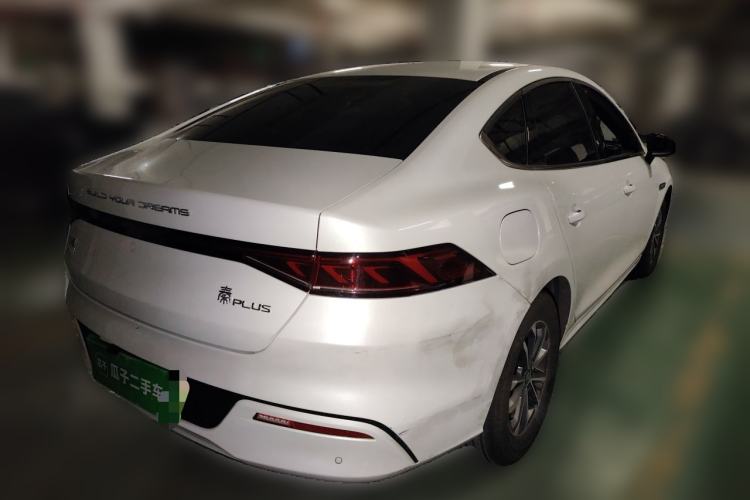 Used BYD Qin PLUS 2023 Champion Edition DM-i 55KM Leading Model Rear Right 45 Deg