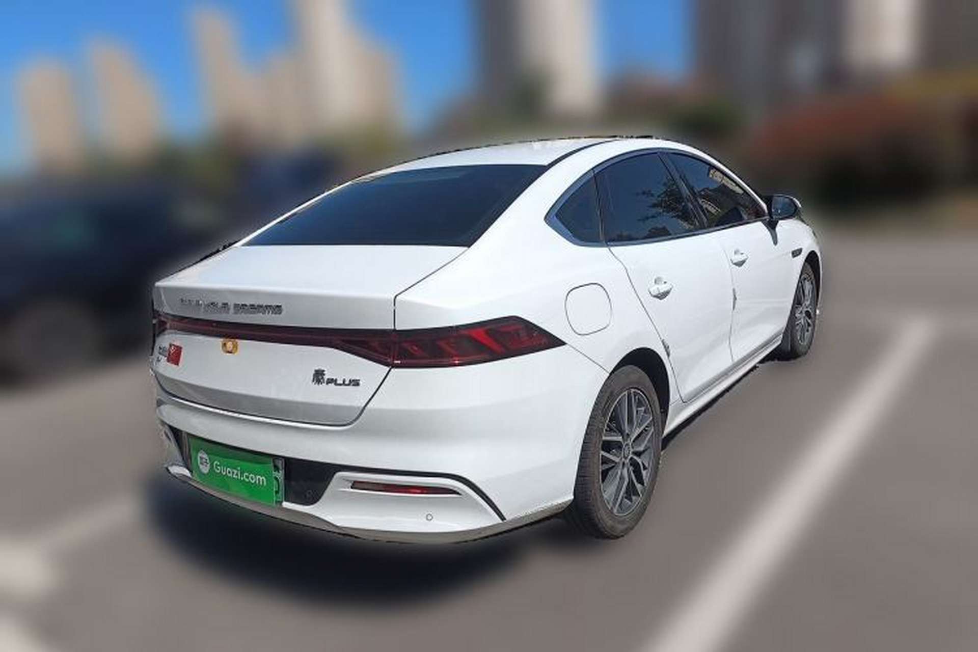Used BYD Qin PLUS 2023 Champion Edition EV 510KM Beyond Model Rear Right 45 Deg