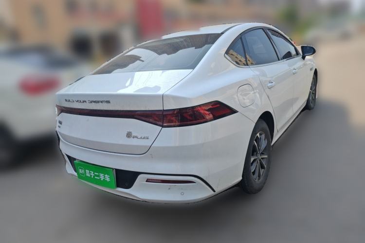 Used BYD Qin PLUS 2023 Champion Edition DM-i 55KM Leading Model Rear Right 45 Deg