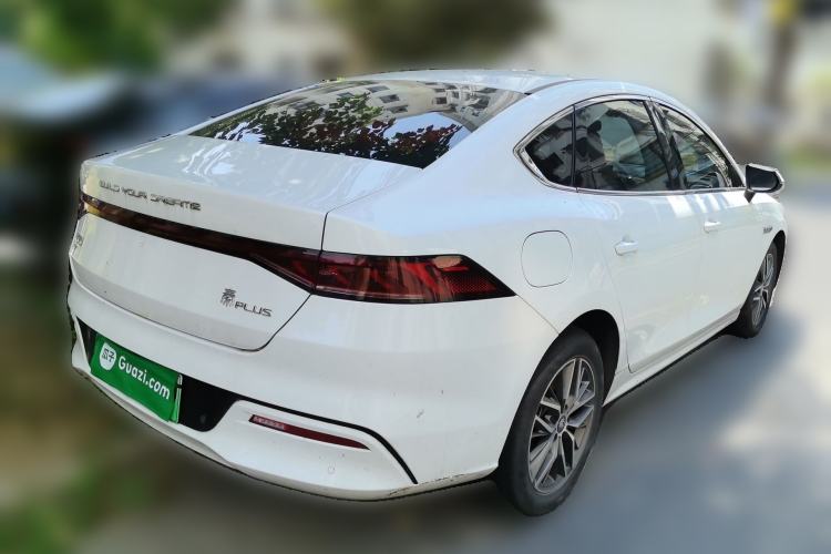 Used BYD Qin PLUS 2023 Champion Edition EV 420KM Superior Model Rear Right 45 Deg