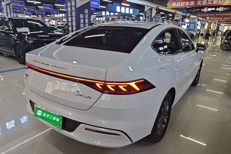 Used BYD Qin PLUS 2023 Champion Edition DM-i 55KM Leading Model Rear Right 45 Deg