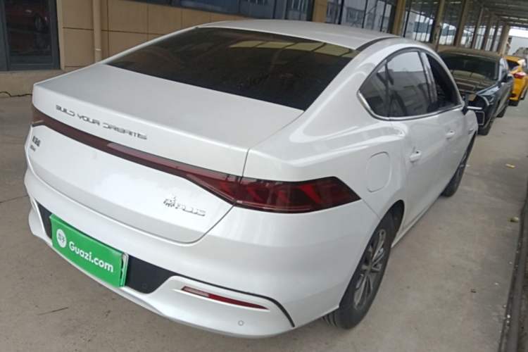 Used BYD Qin PLUS 2023 Champion Edition DM-i 55KM Leading Model Rear Right 45 Deg