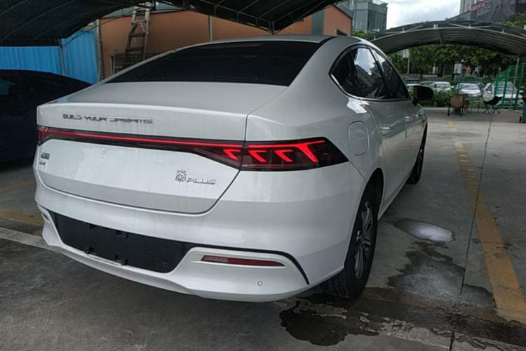 Used BYD Qin PLUS 2023 Champion Edition DM-i 55KM Leading Model Rear Right 45 Deg
