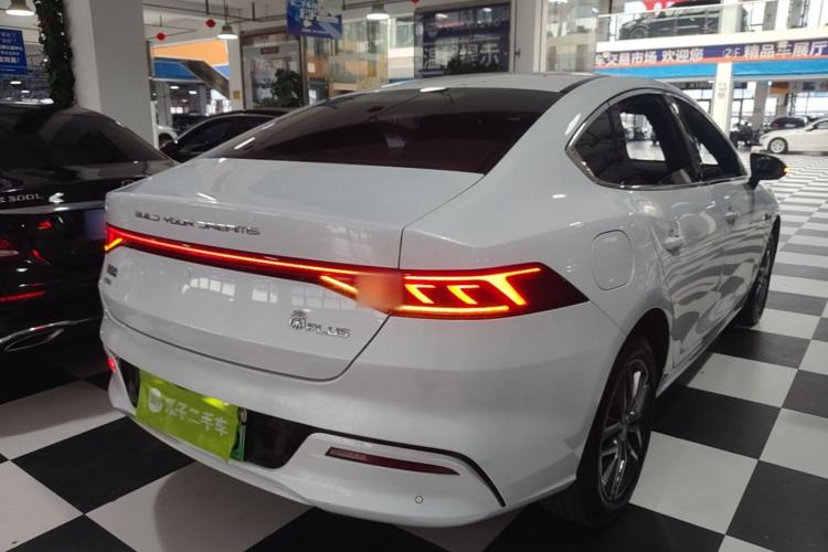 Used BYD Qin PLUS 2023 Champion Edition DM-i 120KM Leading Model Rear Right 45 Deg