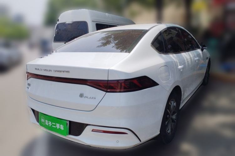 Used BYD Qin PLUS 2023 Champion Edition DM-i 55KM Leading Model Rear Right 45 Deg