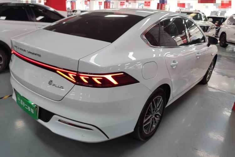 Used BYD Qin PLUS 2023 Champion Edition EV 510KM Beyond Model Rear Right 45 Deg