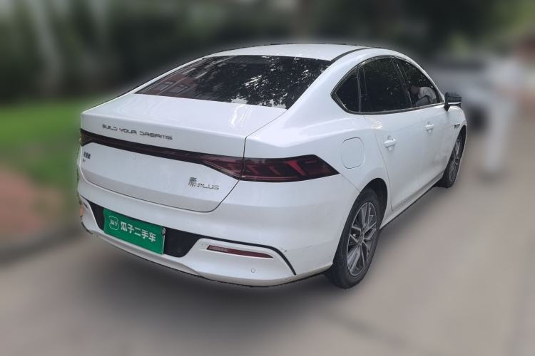 Used BYD Qin PLUS 2023 Champion Edition EV 420KM Superior Model Rear Right 45 Deg