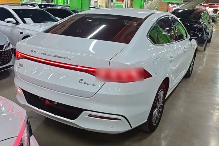 Used BYD Qin PLUS 2023 Champion Edition EV 420KM Superior Model Rear Right 45 Deg