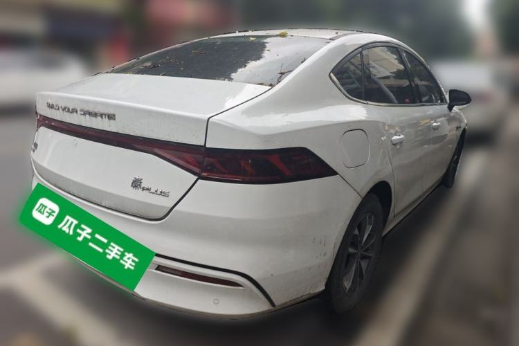 Used BYD Qin PLUS 2023 Champion Edition DM-i 55KM Leading Model Rear Right 45 Deg