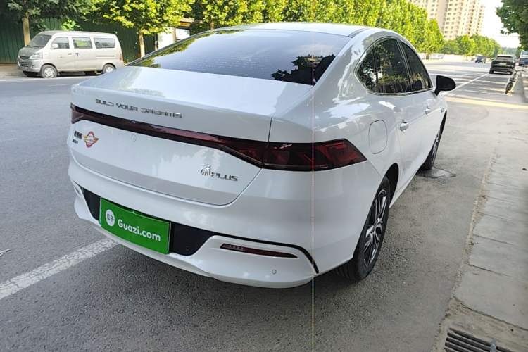 Used BYD Qin PLUS 2023 Champion Edition DM-i 120KM Leading Model Rear Right 45 Deg