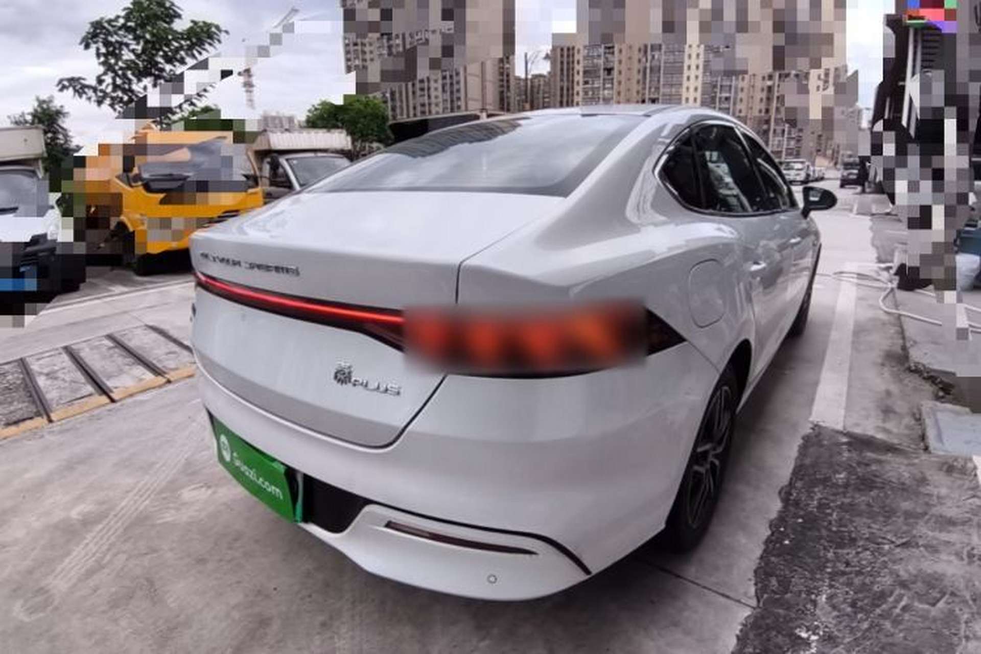 Used BYD Qin PLUS 2023 Champion Edition EV 510KM Beyond Model Rear Right 45 Deg