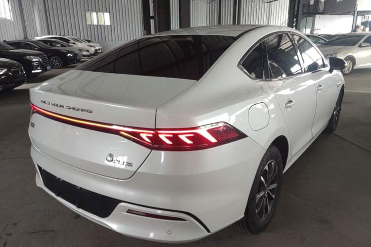 Used BYD Qin PLUS 2023 Champion Edition DM-i 55KM Leading Model Rear Right 45 Deg