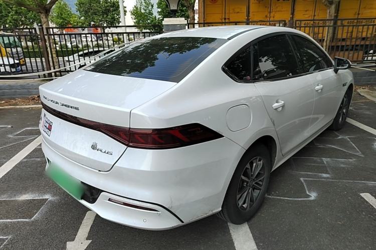 Used BYD Qin PLUS 2023 Champion Edition DM-i 55KM Leading Model Rear Right 45 Deg