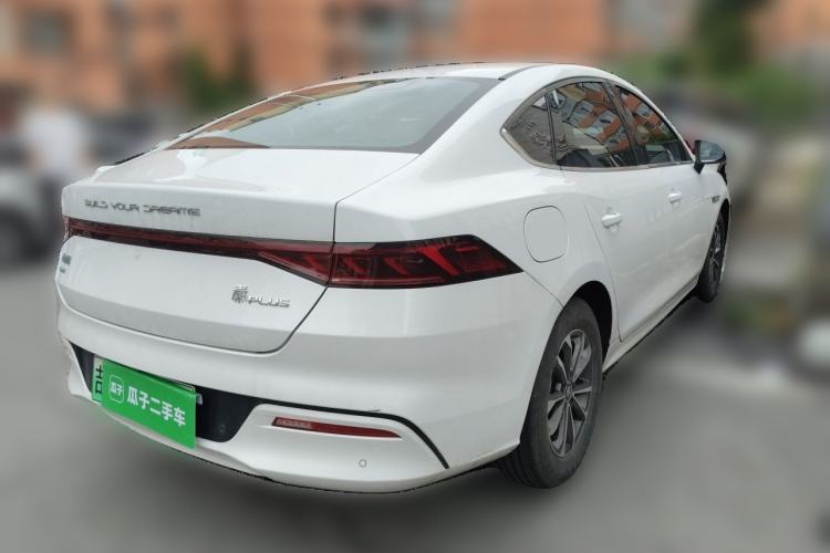 Used BYD Qin PLUS 2023 Champion Edition DM-i 55KM Leading Model Rear Right 45 Deg