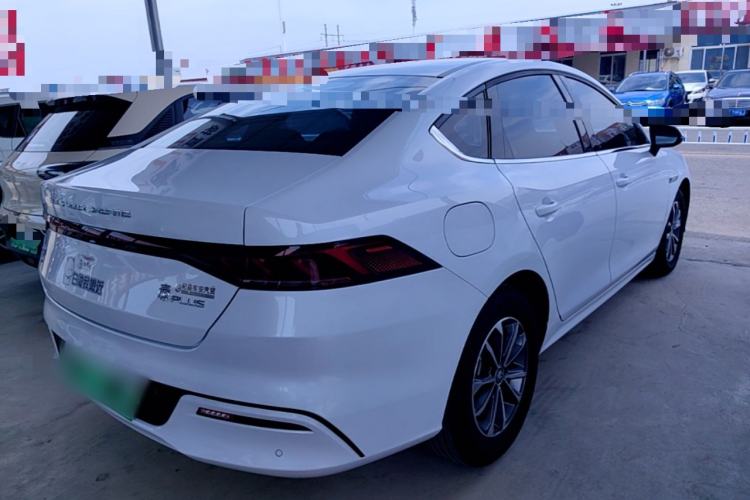 Used BYD Qin PLUS 2023 Champion Edition DM-i 55KM Leading Model Rear Right 45 Deg