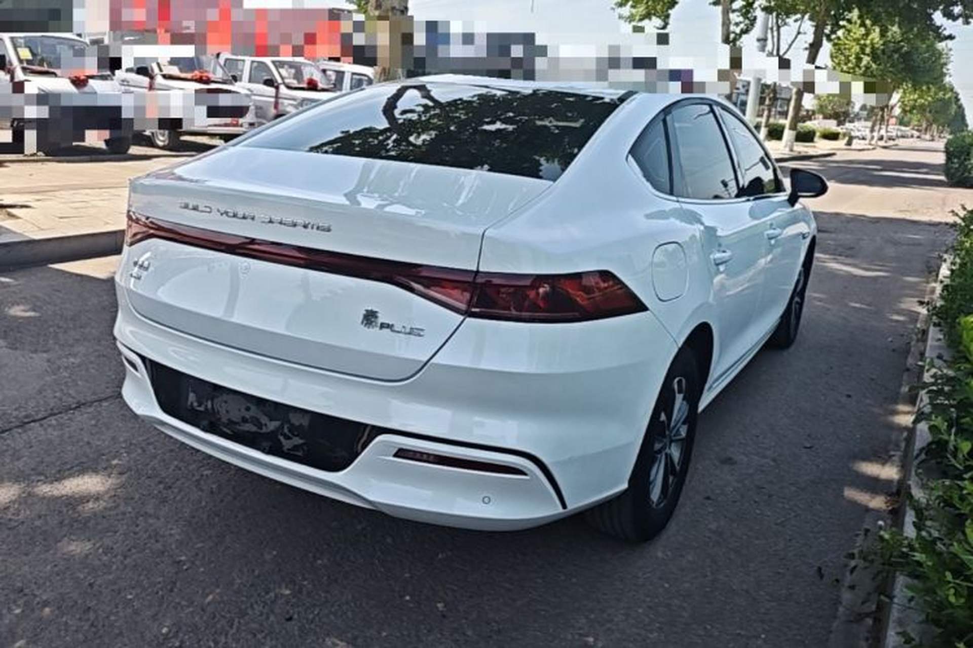 Used BYD Qin PLUS 2023 Champion Edition DM-i 55KM Leading Model Rear Right 45 Deg