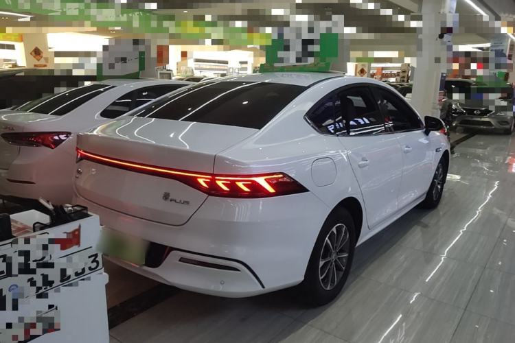 Used BYD Qin PLUS 2023 Champion Edition DM-i 55KM Leading Model Rear Right 45 Deg