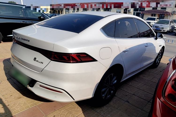 Used BYD Qin PLUS 2023 Champion Edition DM-i 55KM Leading Model Rear Right 45 Deg