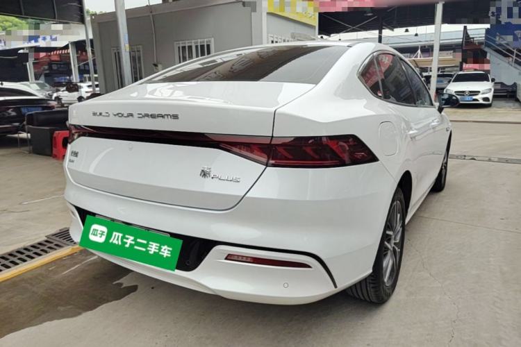 Used BYD Qin PLUS 2023 Champion Edition DM-i 120KM Beyond Model Rear Right 45 Deg