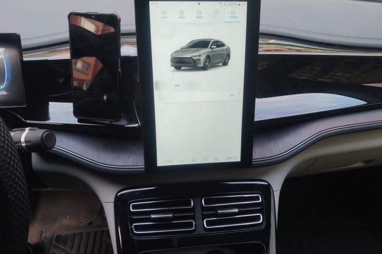 Used BYD Qin PLUS 2024 HONOR Edition DM-i 55KM Leading Model Audio And AC Panel
