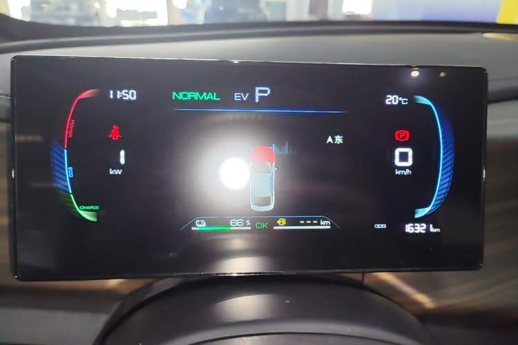 Used BYD Qin PLUS 2024 HONOR Edition DM-i 55KM Leading Model Instrument Cluster