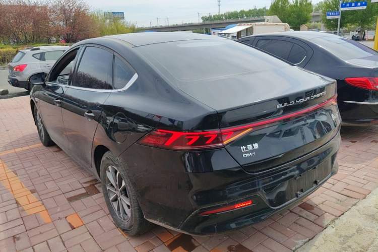 Used BYD Qin PLUS 2024 HONOR Edition DM-i 55KM Leading Model Rear Left 45 Deg