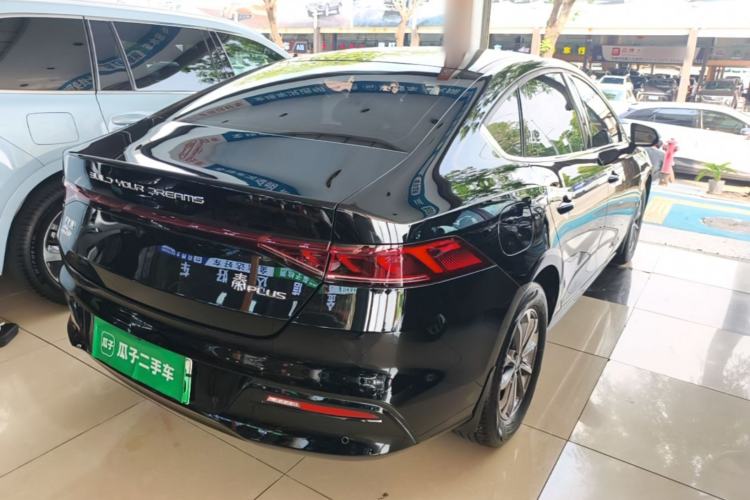 Used BYD Qin PLUS 2024 HONOR Edition DM-i 55KM Leading Model Rear Right 45 Deg