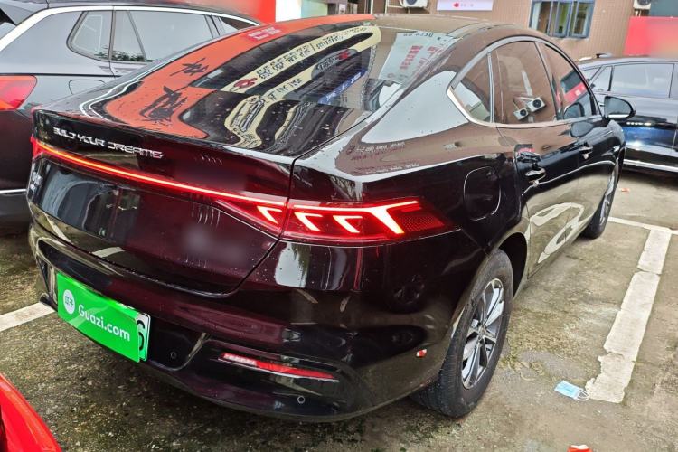 Used BYD Qin PLUS 2024 HONOR Edition DM-i 55KM Leading Model Rear Right 45 Deg