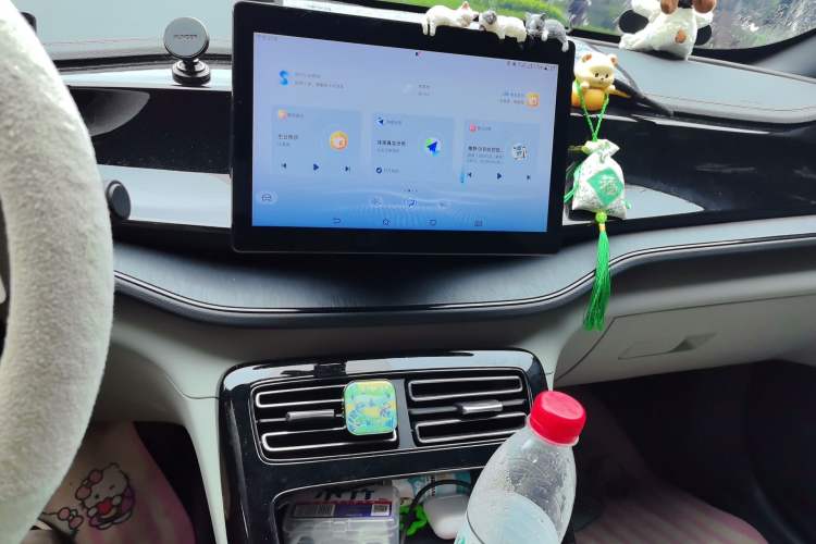 Used BYD Qin PLUS 2024 HONOR Edition DM-i 55KM Leading Model Audio And AC Panel