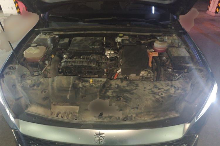 Used BYD Qin PLUS 2024 HONOR Edition DM-i 55KM Leading Model Engine Bay