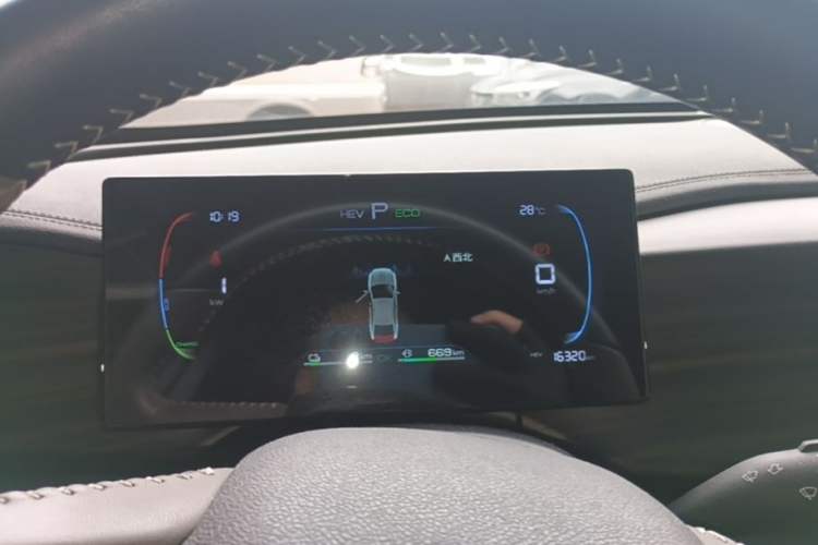 Used BYD Qin PLUS 2024 HONOR Edition DM-i 55KM Leading Model Instrument Cluster