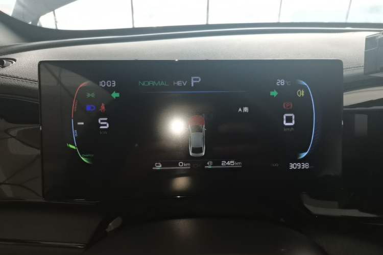 Used BYD Qin PLUS 2024 HONOR Edition DM-i 55KM Leading Model Instrument Cluster