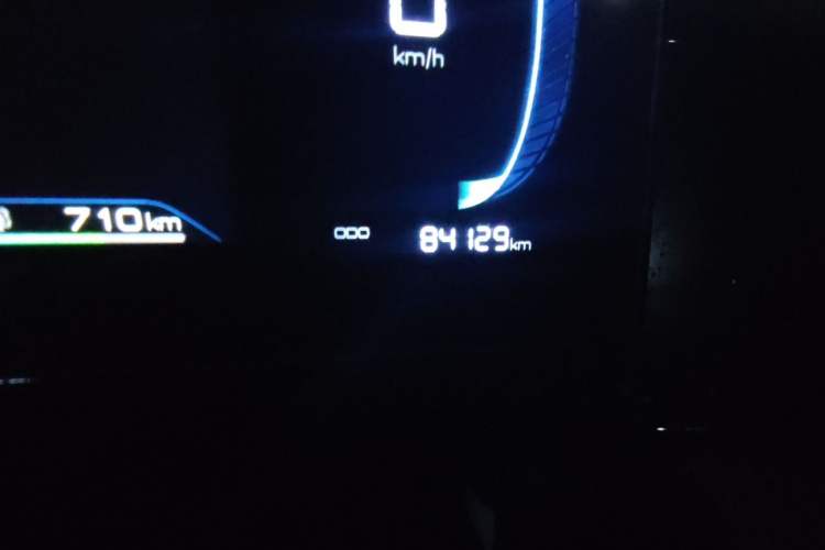 Used BYD Qin PLUS 2024 HONOR Edition DM-i 55KM Leading Model Odometer Close Up