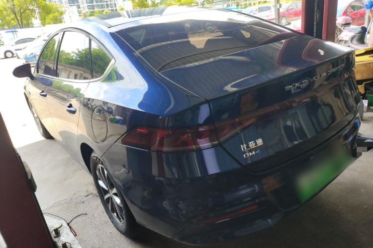 Used BYD Qin PLUS 2024 HONOR Edition DM-i 55KM Leading Model Rear Left 45 Deg