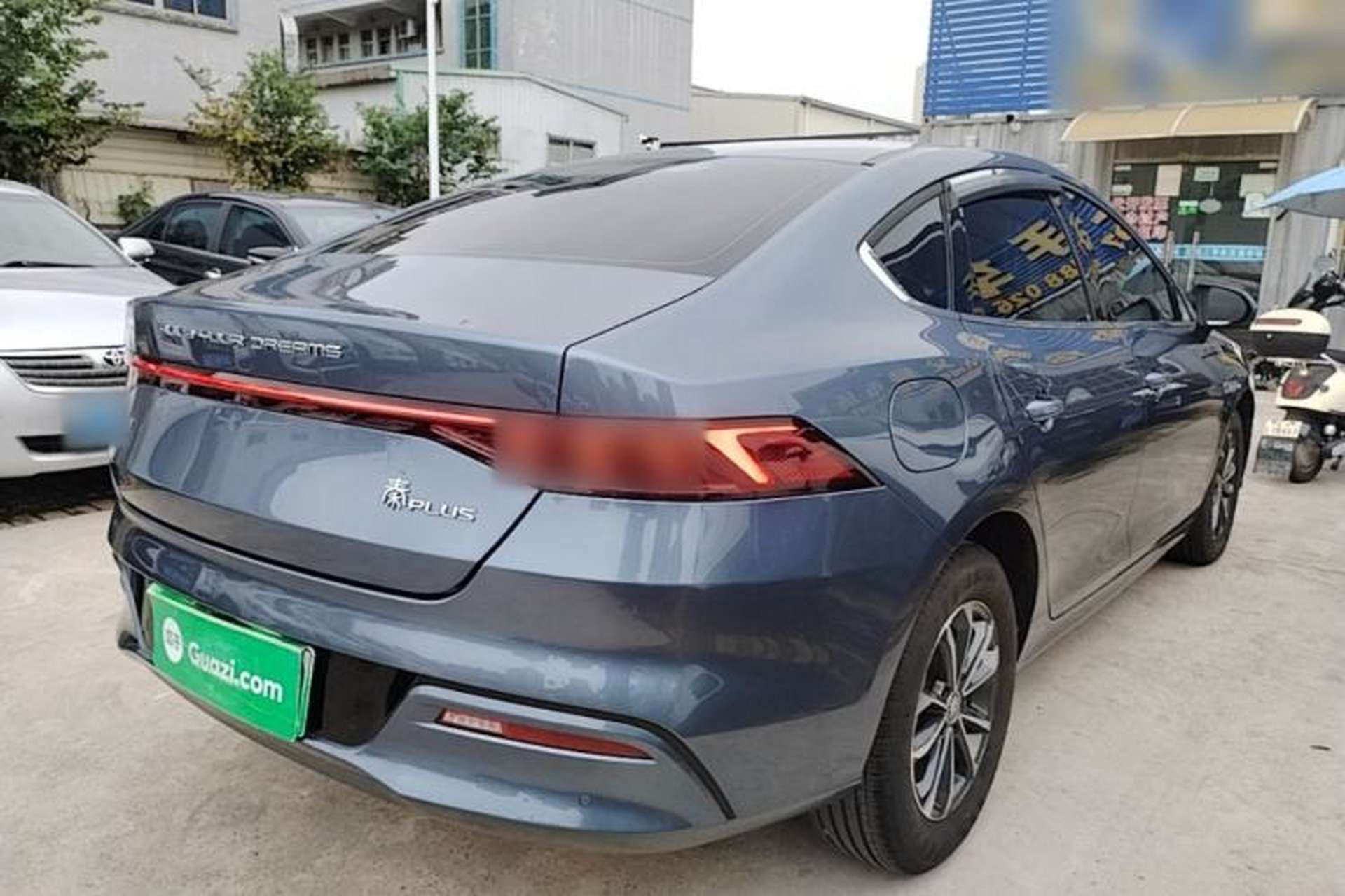 Used BYD Qin PLUS 2024 HONOR Edition DM-i 55KM Leading Model Rear Right 45 Deg