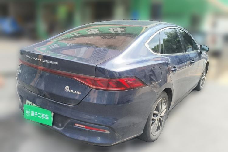Used BYD Qin PLUS 2024 Honor Edition EV 510KM Leading Model Rear Right 45 Deg