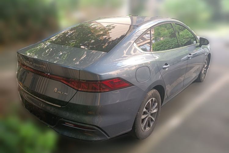 Used BYD Qin PLUS 2024 HONOR Edition DM-i 55KM Leading Model Rear Right 45 Deg