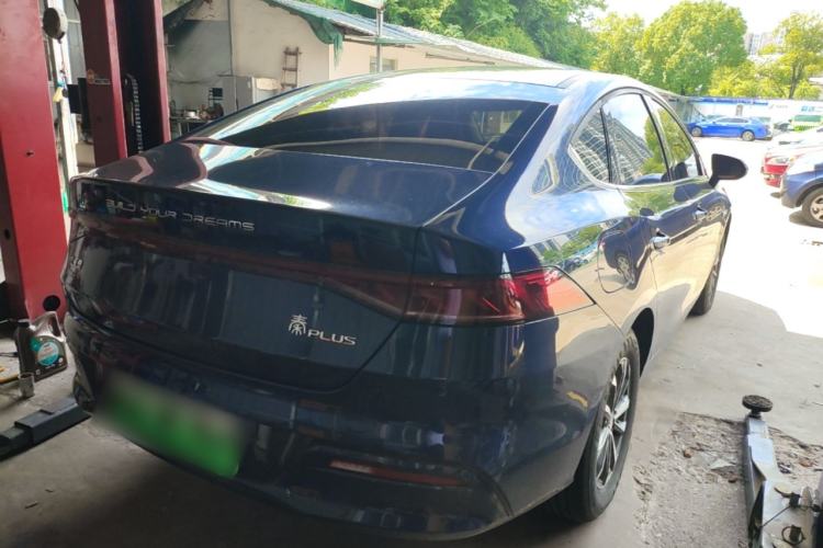 Used BYD Qin PLUS 2024 HONOR Edition DM-i 55KM Leading Model Rear Right 45 Deg