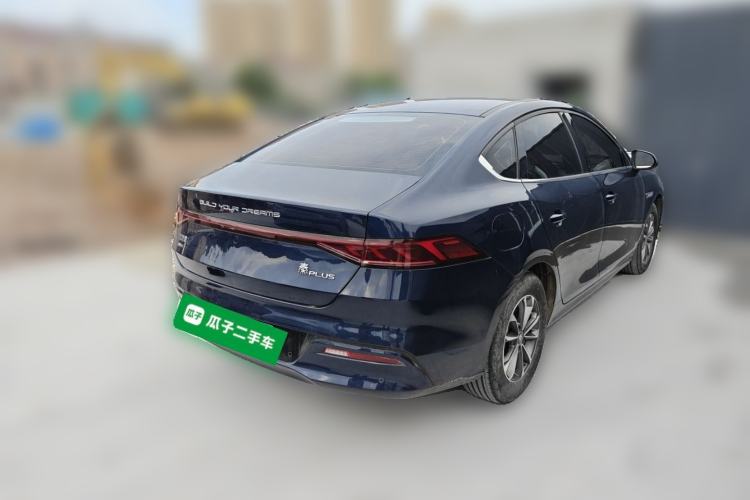 Used BYD Qin PLUS 2024 HONOR Edition DM-i 55KM Leading Model Rear Right 45 Deg