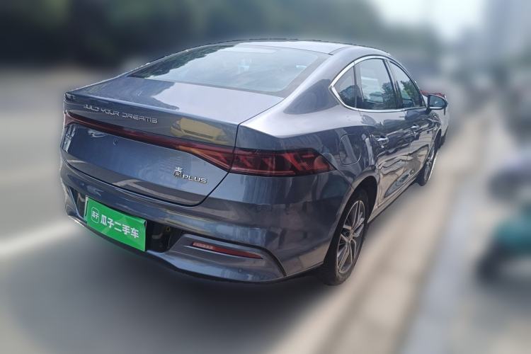 Used BYD Qin PLUS 2024 Honor Edition EV 420KM Leading Model Rear Right 45 Deg