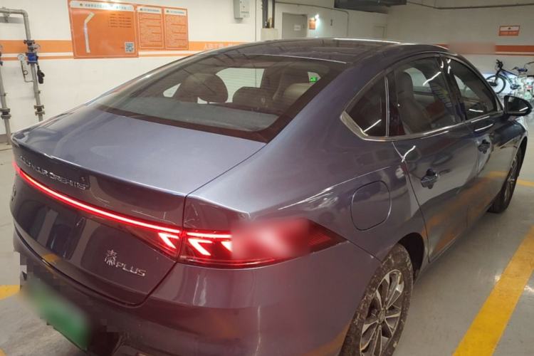 Used BYD Qin PLUS 2024 HONOR Edition DM-i 55KM Leading Model Rear Right 45 Deg