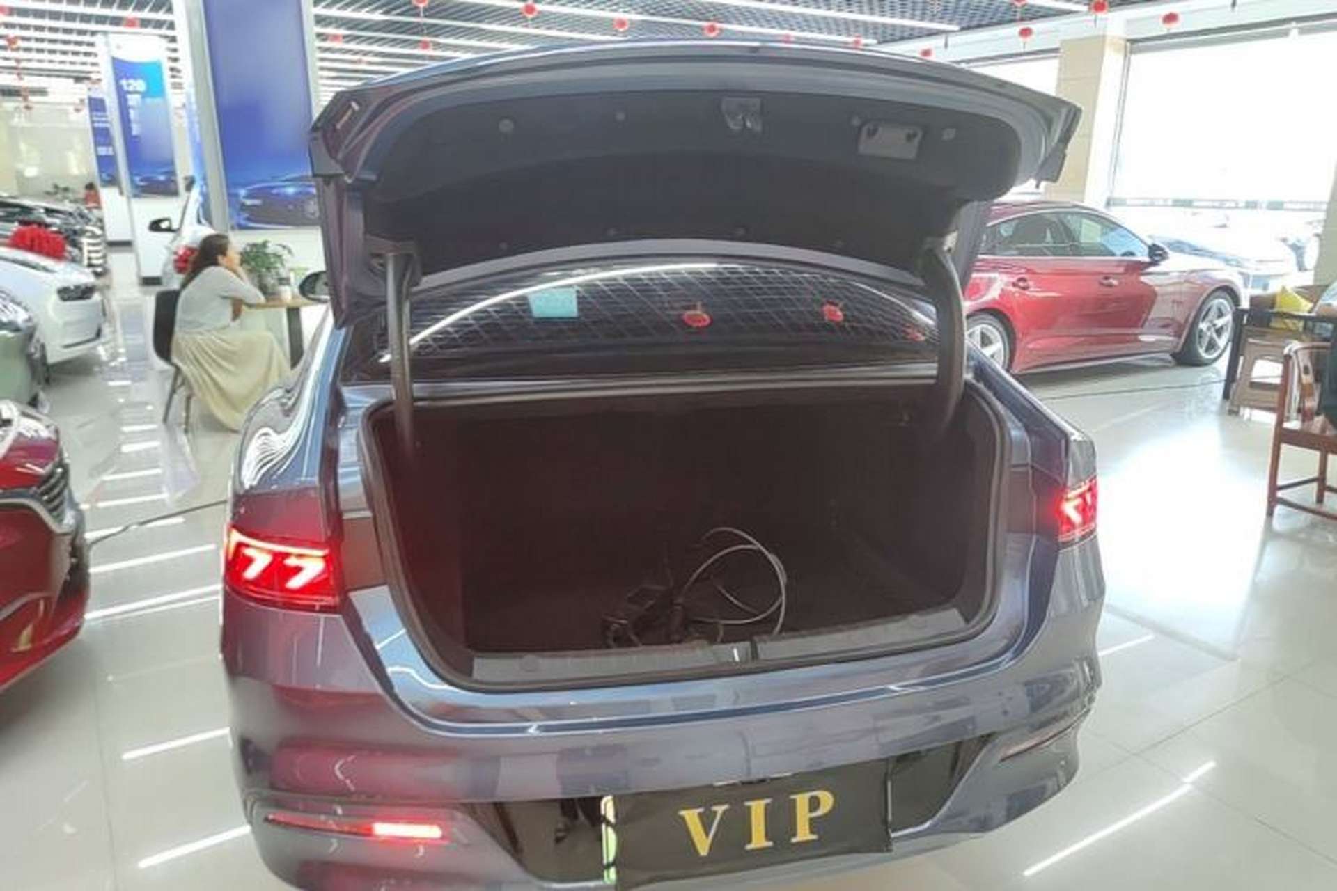 Used BYD Qin PLUS 2024 HONOR Edition DM-i 55KM Leading Model Trunk