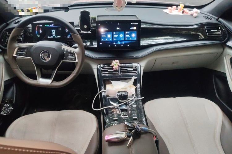 Used BYD Qin PLUS 2024 HONOR Edition DM-i 55KM Leading Model Center Console