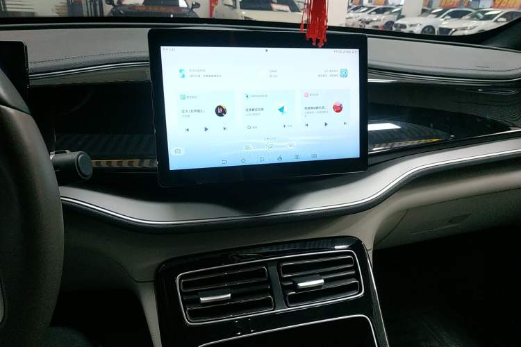 Used BYD Qin PLUS 2024 Honor Edition EV 510KM Beyond Model Audio And AC Panel