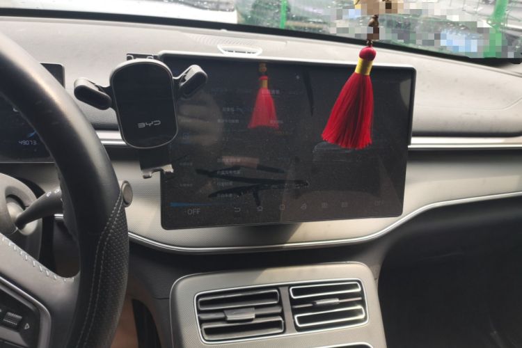 Used BYD Qin PLUS 2024 HONOR Edition DM-i 55KM Leading Model Audio And AC Panel