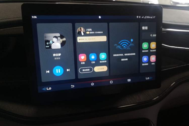 Used BYD Qin PLUS 2024 HONOR Edition DM-i 55KM Leading Model Audio And AC Panel