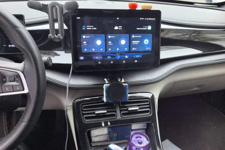 Used BYD Qin PLUS 2024 HONOR Edition DM-i 55KM Leading Model Audio And AC Panel